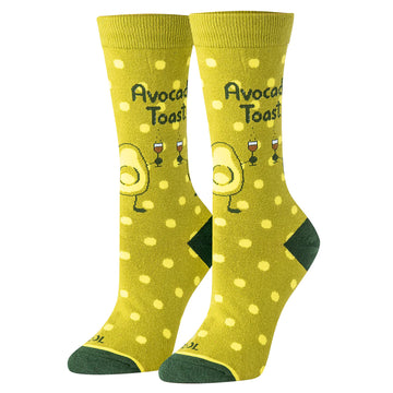 Women's Avocado Toast Crew Socks