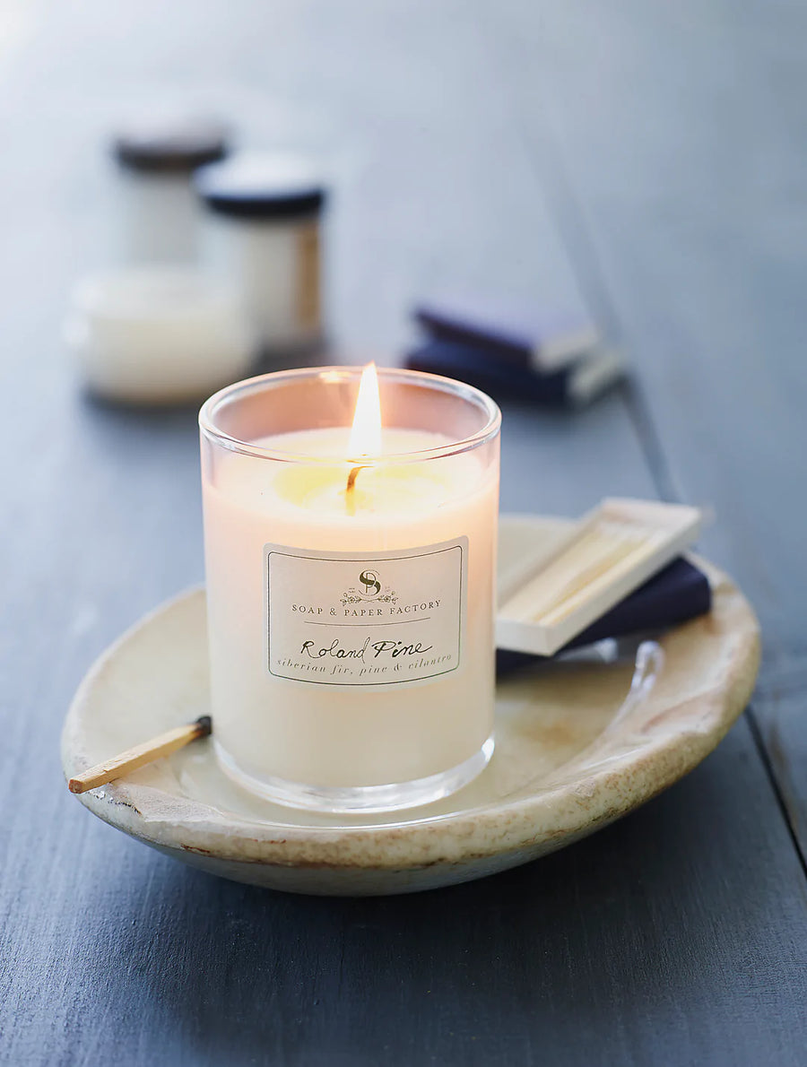 Roland Pine Votive Soy Candle