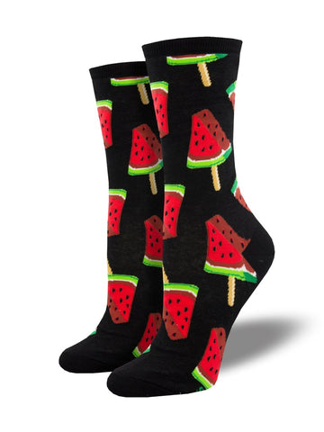 Women's Watermelon Pops Crew Socks