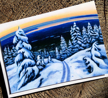 Winter Trail Card