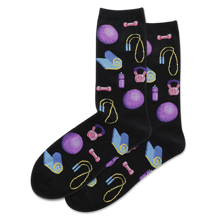 Women's Weight Room Crew Socks