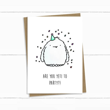 Yeti to Party Card