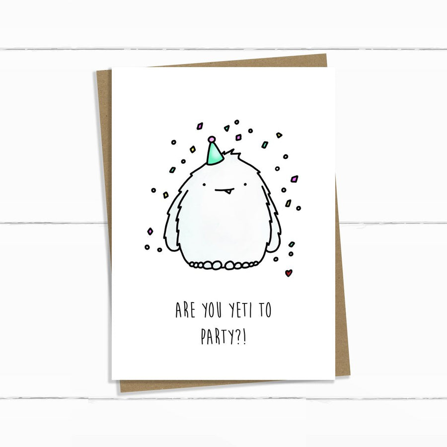 Yeti to Party Card