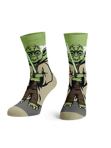 Men's Star Wars Yoda 360 Crew Socks